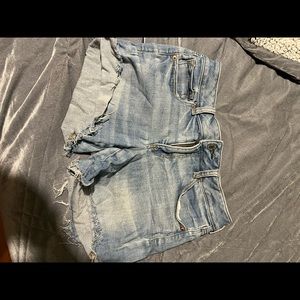 American Eagle super super stretch jean shorts